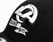 Kšiltovka New Era 39THIRTY NFL22 Sideline Los Angeles Rams Black / White