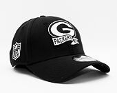 Kšiltovka New Era 39THIRTY NFL22 Sideline Green Bay Packers Black / White