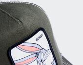 Kšiltovka Capslab - Trucker Looney Tunes - Bugs Bunny - Olive / White