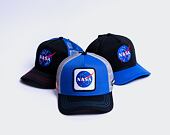 Kšiltovka Capslab NASA A-Frame Trucker CL/NASA/1/NAS3 Royal Blue / Grey / Black