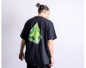 Triko HUF Tesseract Triple Triangle T-Shirt Black