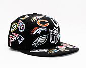 Kšiltovka New Era 59FIFTY NFL All-Over-Patch NFL League Black