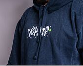 Mikina Rip & Dip Super High Hoodie Navy Mineral Wash