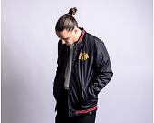 Bunda '47 Brand NHL Chicago Blackhawks Core Poly Fill '47 Drift Track Jacket Jet Black