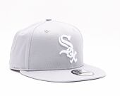 Kšiltovka New Era 9FIFTY MLB League Essential Chicago White Sox Graphite / White