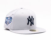 Kšiltovka New Era 59FIFTY MLB Side Patch New York Yankees Graphite / Team Color