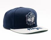 Kšiltovka Mitchell & Ness LOGO BILL SNAPBACK Georgetown University Navy / Grey