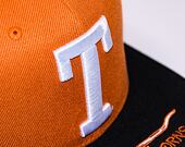 Kšiltovka Mitchell & Ness LOGO BILL SNAPBACK University Of Texas At Austin Orange / Black