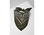 Šátek Urban Classics Bandana Olive