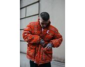 Bunda Karl Kani OG Paisley Puffer Jacket dark orange/white/black