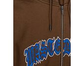 Mikina Wasted Paris Hoodie Zip Chill Kingdom - Cognac