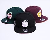 Kšiltovka New Era 9FIFTY MLB Apple New York Yankees Black