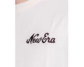 Triko New Era Oversized Back Print Graphic Tee Off White/Maroon