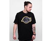 Triko New Era NBA Outline Logo Tee Los Angeles Lakers Black/Gold