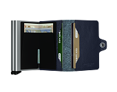 Peněženka Secrid Twinwallet Vegetable Tanned Navy-Silver