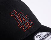 Kšiltovka New Era 9FORTY MLB Team Outline Los Angeles Dodgers Black / Brown