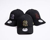 Kšiltovka New Era 9FORTY MLB Team Outline New York Yankees Black / Honey Yellow