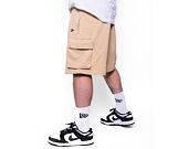 Kraťasy New Era Essentials Cargo Shorts Oat Milk / Black