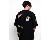 Triko New Era Heritage Patch Jersey Black / Off White