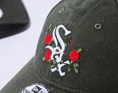Kšiltovka New Era 9FORTY MLB Flower Chicago White Sox New Olive