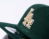 Kšiltovka New Era 9FIFTY MLB Repreve Los Angeles Dodgers Dark Green / Oat Milk