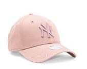 Dámská kšiltovka New Era 9FORTY Womens MLB League Essential New York Yankees Dirty Rose