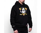 Mikina Mitchell & Ness NHL Team Logo Hoody Anaheim Ducks Black