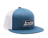 Kšiltovka Brixton Steadfast HP Mesh Cap Pacific Blue / White