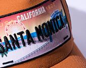 Kšiltovka New Era 9FORTY A-Frame Trucker License Plate California - Santa Monica Snapback Toffee