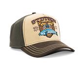 Kšiltovka Stetson Trucker Cap Wild Life Beige / Green / Brown