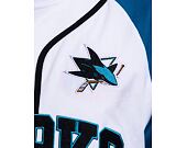 Dres Mitchell & Ness Practice Day Button Front Jersey SAN JOSE SHARKS White