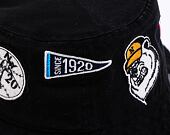 Klobouk New Era Heritage All Over Patch Bucket Black