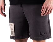 Kraťasy Karl Kani Small Signature Kaniverse Destroyed Sweat Shorts Anthracite