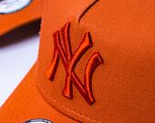 Dětská kšiltovka New Era 9FORTY Kids A-Frame Trucker MLB Tonal Mesh New York Yankees Redwood