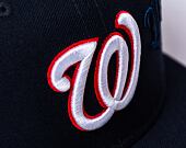 Kšiltovka New Era 59FIFTY MLB Script 5 Washington Nationals Navy / Optic White