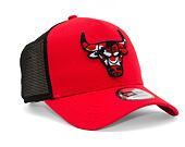Kšiltovka New Era 9FORTY A-Frame Trucker NBA Team Camo Infill Chicago Bulls Red