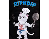 Zástěra na vaření RIP N DIP Kiss The Cook Apron RND10046 Black