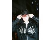 Mikina Wasted Paris Hoodie Zip Iron Bliss Black
