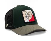 Kšiltovka Capslab Duck Tales - Beagle Boys Trucker Olive