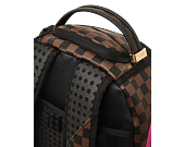 Batoh Sprayground Pink Drip Brown Check DLX Backpack