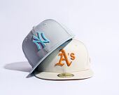 Kšiltovka New Era 59FIFTY MLB League Essential New York Yankees Grey / Pastel Blue