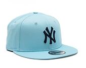 Kšiltovka New Era 9FIFTY MLB League Essential New York Yankees Pastel Blue / Navy