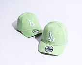 Dětská Kšiltovka New Era 9FORTY Kids MLB League Essential Los Angeles Dodgers Bright Green / White