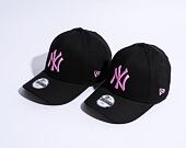 Dětská Kšiltovka New Era 9FORTY Kids MLB League Essential New York Yankees Black / Wild Rose Pink