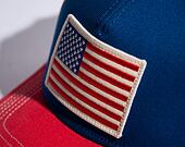 Kšiltovka American Needle Valin - Usa Ivory-Royal-Red