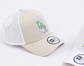Kšiltovka New Era 9FORTY A-Frame Trucker MLB Seasonal Infill Trucker Los Angeles Dodgers Stone / Bri
