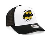 Dětská Kšiltovka New Era 9FORTY Kids A-Frame Trucker DC Batman White / Black