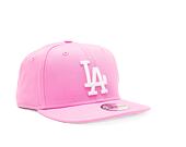 Dětská Kšiltovka New Era 9FIFTY Kids MLB League Essential Los Angeles Dodgers Wild Rose Pink / White