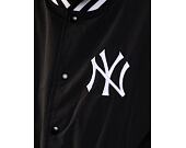 Bunda New Era Team Logo Back Print Bomber New York Yankees Black / Optic White