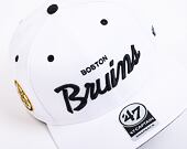 Kšiltovka '47 Brand NHL Boston Bruins Crosstown Pop CAPTAIN White
